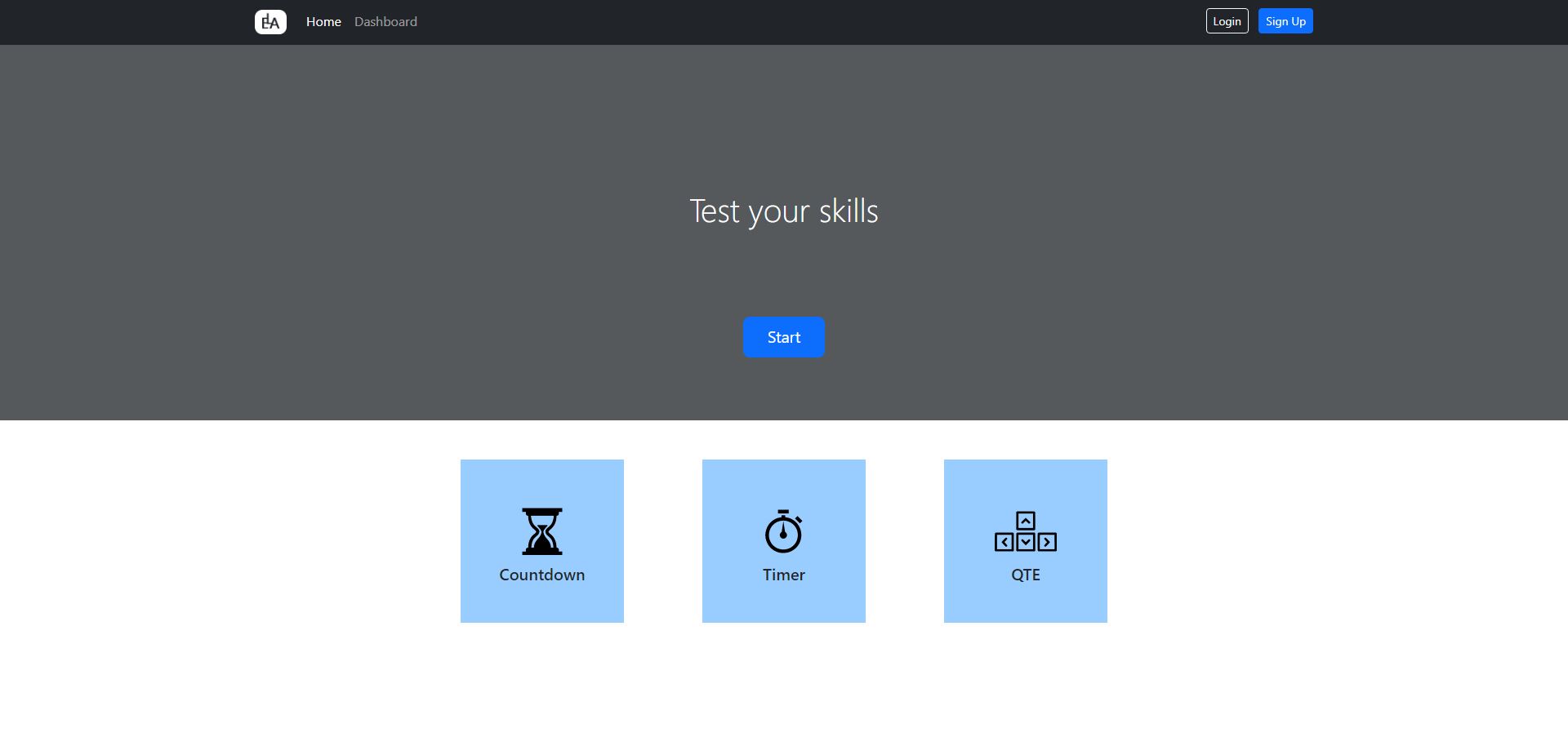 Minigames Website
