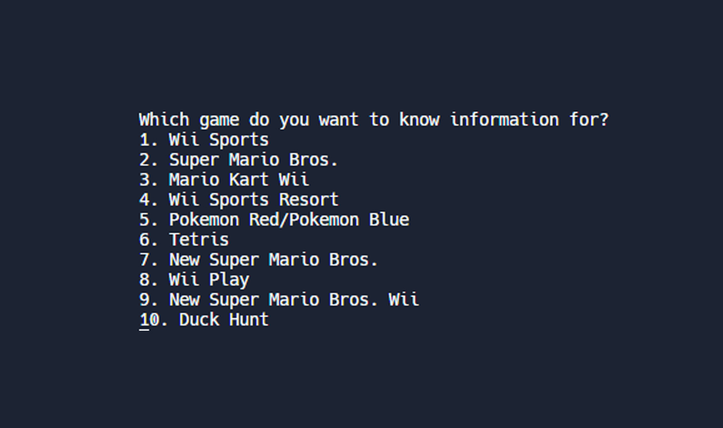 Video Game Platform