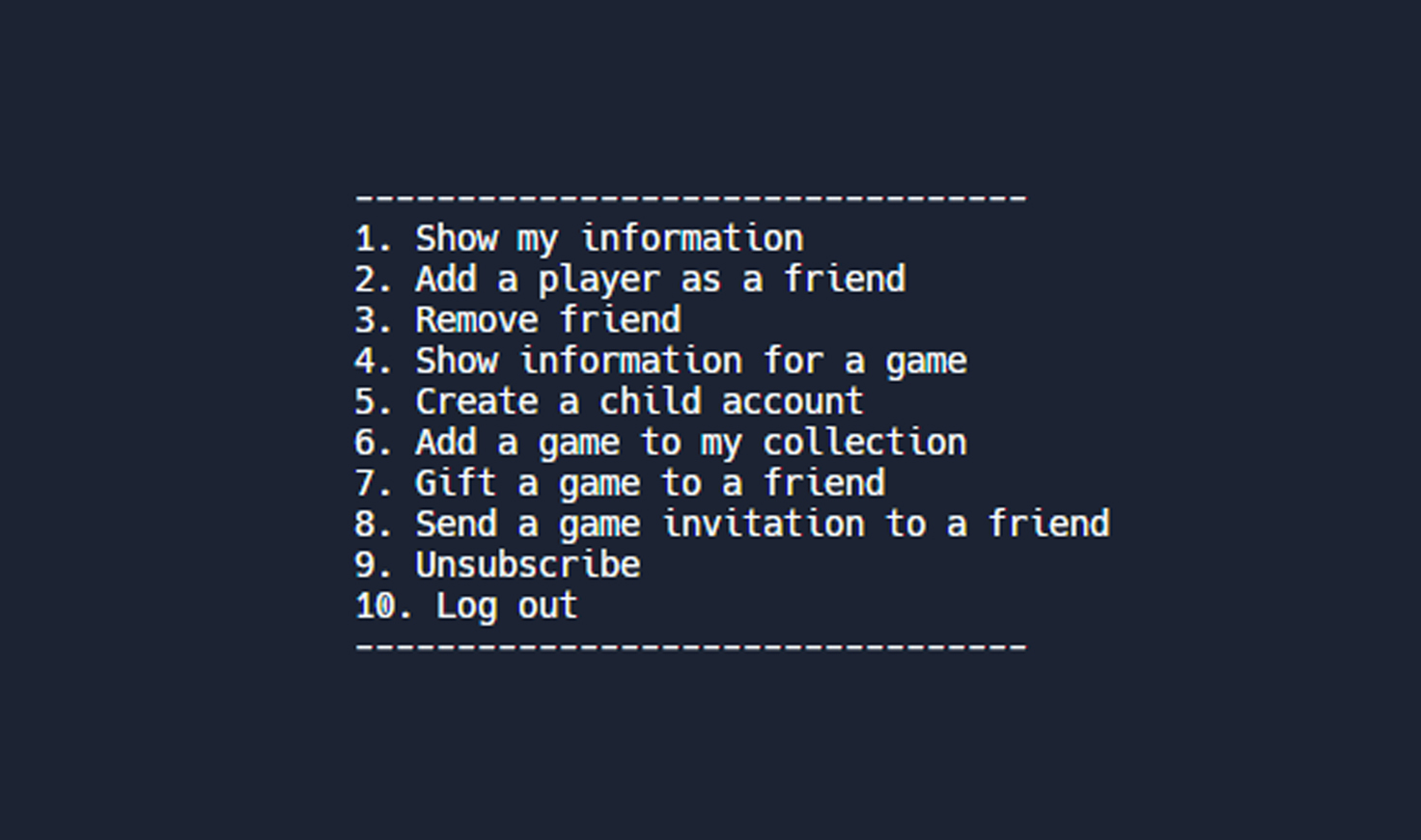 Video Game Platform